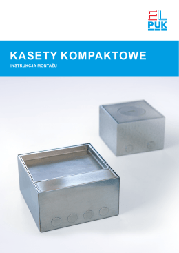 Instrukcja montażu UKE - Kaseta kompaktowa PL - EL-PUK