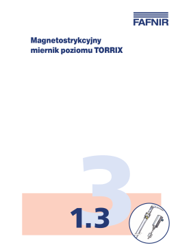 Magnetostrykcyjny miernik poziomu TORRIX