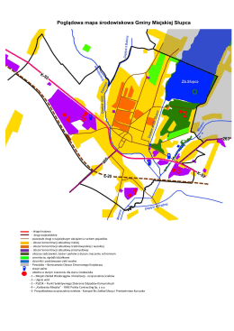 Poglądowa mapa środowiskowa Gminy Miejskiej Słupca