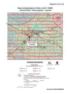 Mapa hydrogeologiczna Polski w skali 1: 50000 – Arkusz Brańsk
