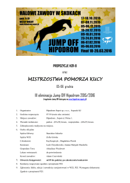 Propozycje - Hipodrom Sopot