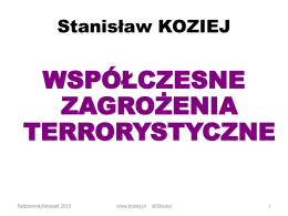 bezpieczeństwo - Stanisław Koziej
