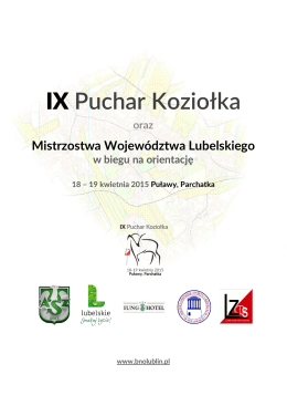 Komunikat organizacyjny - KU AZS UMCS Lublin