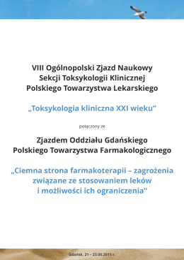 VIII Ogólnopolski Zjazd Naukowy Sekcji Toksykologii