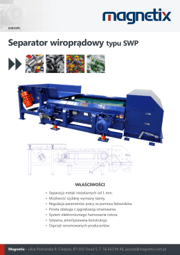 Separator wiroprądowy typu SWP