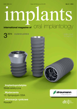 Straumann Articles and Cases “IMPLANTS – Magazine”
