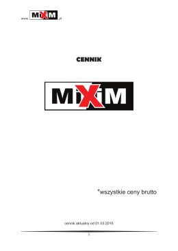cennik - mixim.pl