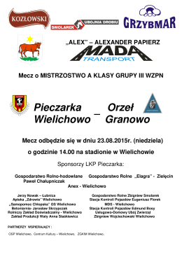 Plakat Pieczarka Wielichowo