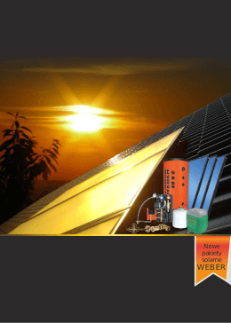 Cennik pakietów solarnych WEBER