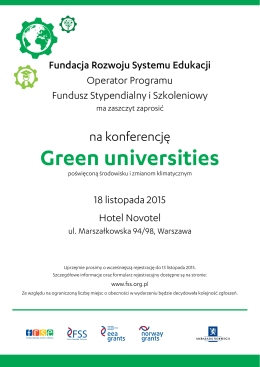 Green universities