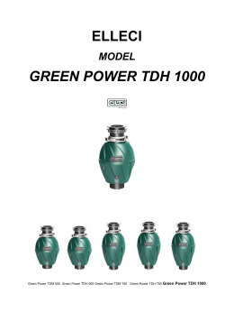 ELLECI GREEN POWER TDH 1000