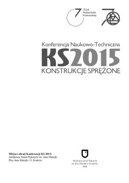 Program KS2015 - KS2015 Konstrukcje sprężone