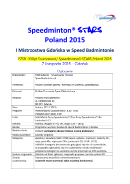 Speedminton® STARS Poland 2015