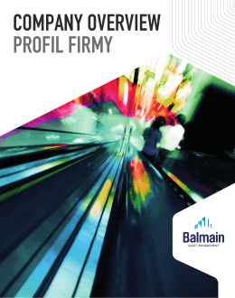 broszura w j. polskim - Balmain Asset Management