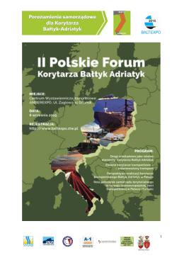 II Polskie Forum Korytarza Bałtyk