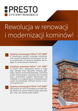 Rewolucja w renowacji i modernizacji kominów!