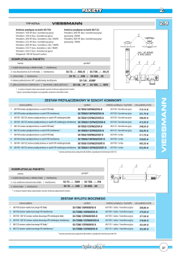 VIESSMANN Pobierz szczegółowy cennik