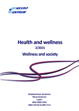 Wellness and society