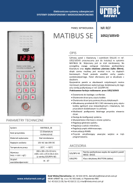 MATIBUS SE 1052/105VD