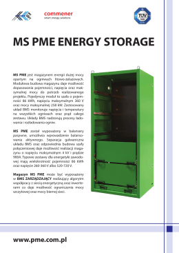 MS PME ENERGY STORAGE