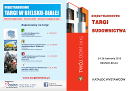 "TWÓJ DOM 2015" pdf - Biuro Promocji i Wystaw "ASTRA"