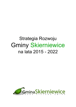 Strategia gminy Gmina Skierniewice 2015