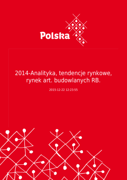 2014-Analityka, tendencje rynkowe, rynek art. budowlanych RB.