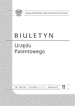 bup11_2015 - Wyszukiwarka Urzędu Patentowego