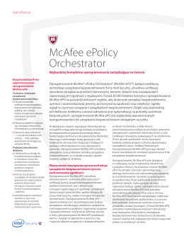 McAfee ePolicy Orchestrator PL