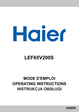 LEF65V200S - Haier.com Worldwide - Select your local country or