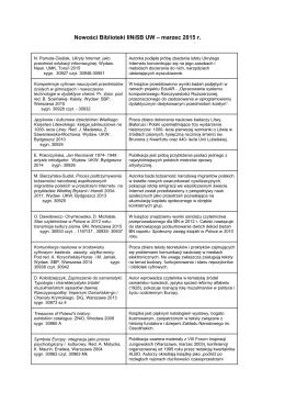 Lista nowości w postaci pliku pdf