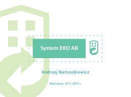 EKO AB - Andrzej Bartoszkiewicz
