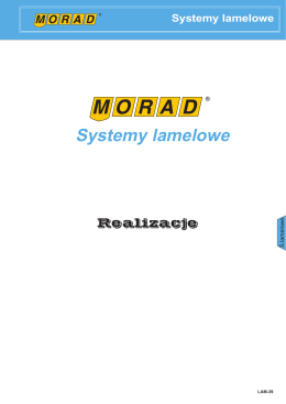 Systemy lamelowe MORAD realizacje
