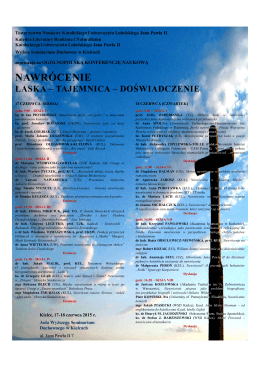 NAWRÓCENIE - Wyższe Seminarium Duchowne w Kielcach