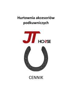 KONTAKT - JT HORSE Hurtownia akcesoriów podkuwniczych