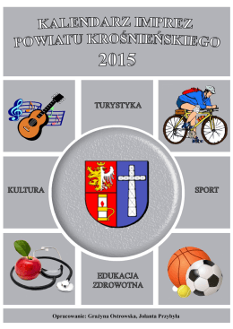 Kalendarz imprez sportowych - rok 2015
