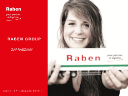 Prezentacja Raben Group