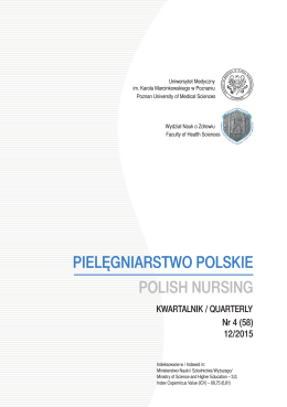 PIELĘGNIARSTWO POLSKIE POLISH NURSING