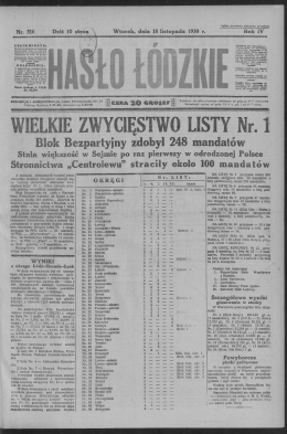 WIELKIE ZWYCIĘSTWO LISTY Nr~ ·1