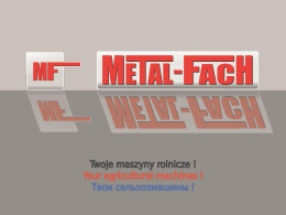 prezentacja firmy Metal-Fach