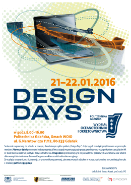 ZAPROSZENIE - Design Days 21-22.01.2016