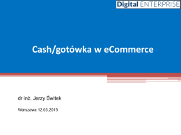 Cash w eCommerce - Polskie Karty i Systemy