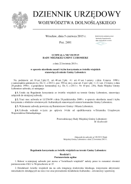 Uchwała Nr VII/29/15 z dnia 22 kwietnia 2015 r.