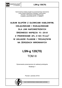 LSN-g 120(70) - Polskie Towarzystwo Przesyłu i Rozdziału Energii