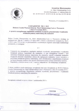 pobierz - Uczelnia Warszawska im Marii Skłodowskiej