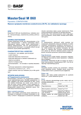 MasterSeal M 860