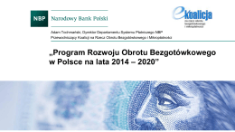 Program Rozwoju Obrotu Bezgotówkowego w Polsce na lata 2014