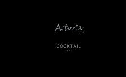 cocktail - Astoria Montenegro