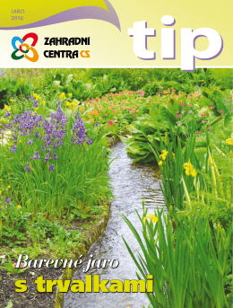TIP Jaro 2016 - Zahradní centra CS, obchodní družstvo