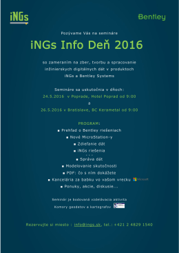 iNGs Info Deň 2016